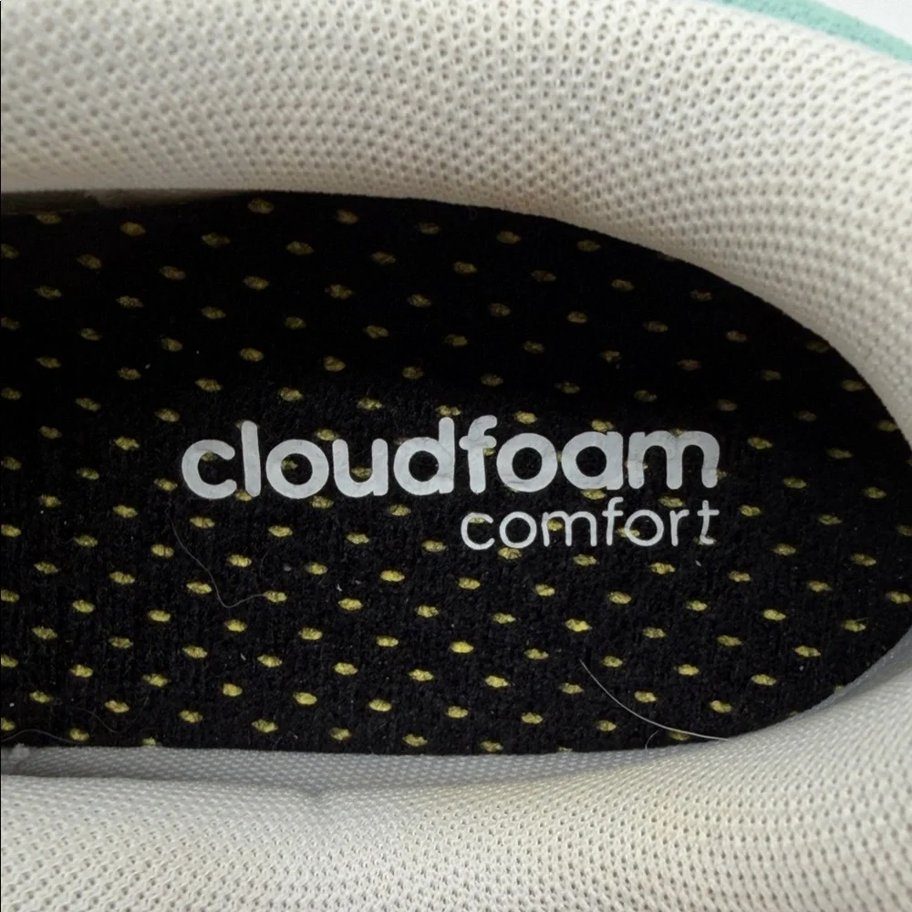 adidas Mint Green Suede Sneakers with White Stripes and Gum Sole NWOT - Picture 5 of 8